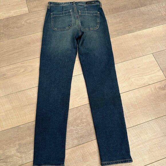 ANTHROPOLOGY ADRIANO GOLDSCHMIED WOMENS JEAN VINTAGE STEVIE ANKLE BUTTON SLIM 26 - Picture 9 of 10